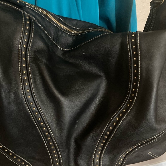 Perlina NY black leather Hobo bag - Picture 6 of 14